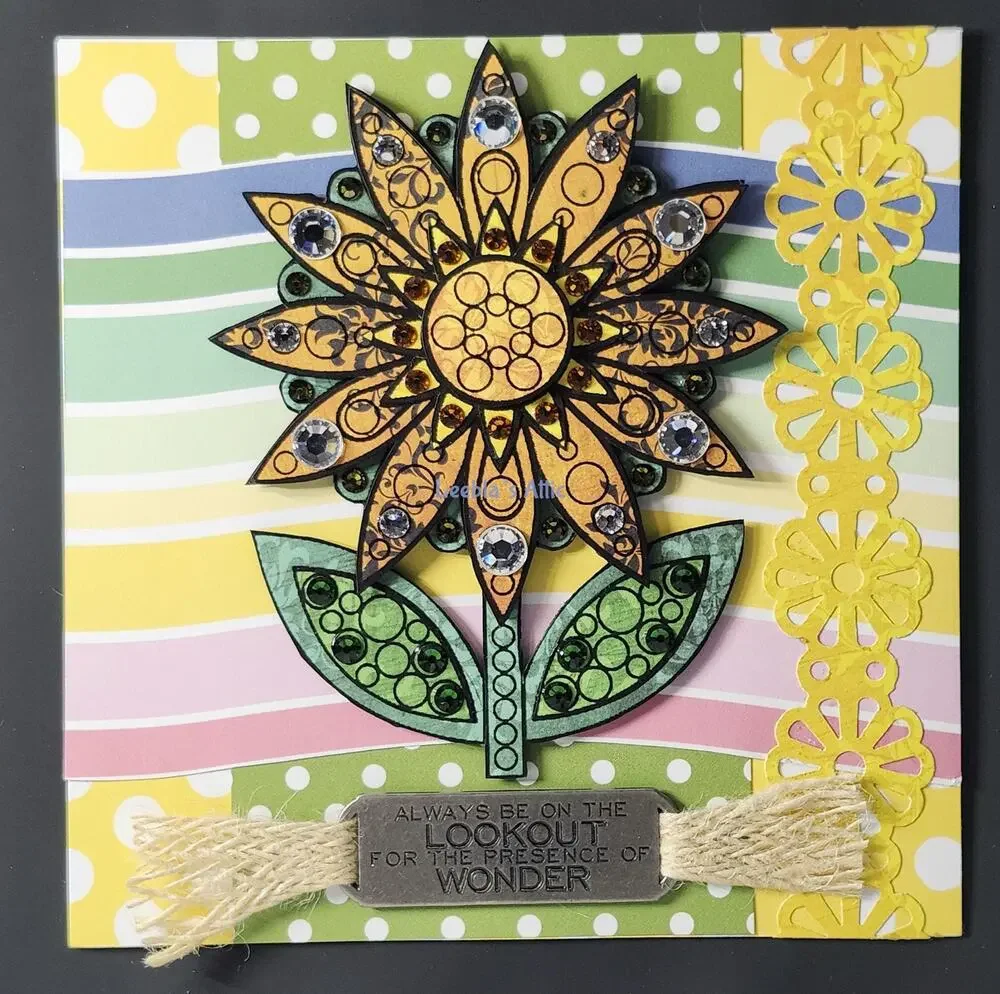Handmade Dimensional Card - Generic - Birthday - Miss You - Hello - Look Wonder